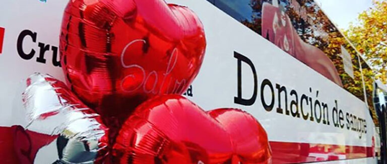 Cruz Roja despliega su unidad de donación de sangre en Leganés