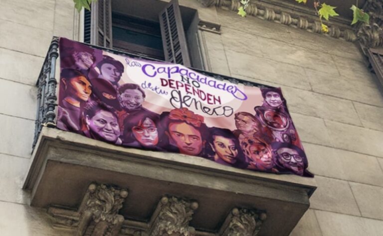 Más Madrid-Leganemos repartirá banderolas con réplicas del mural de Ciudad Lineal