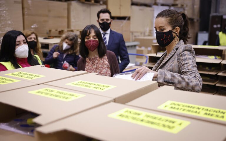 Todo listo para las mesas electorales del 4-M