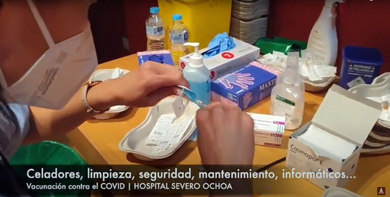Comienza la vacunación para los vecinos de Leganés entre 60 y 65 años