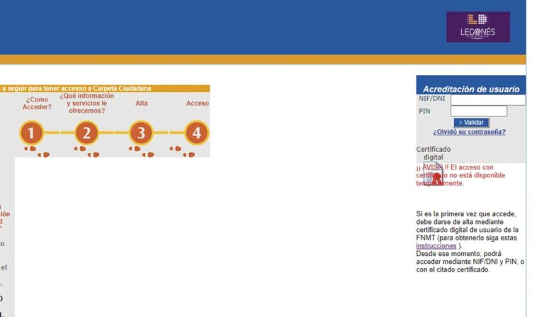 Problemas para el acceso telefónico y digital al Ayuntamiento de Leganés