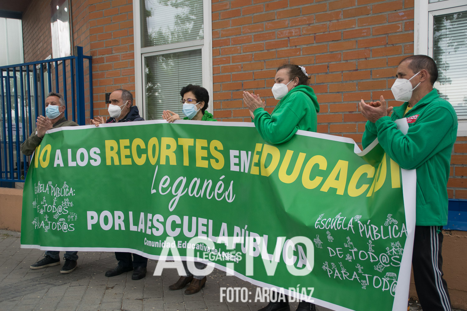 manifestacion educacion publica leganes