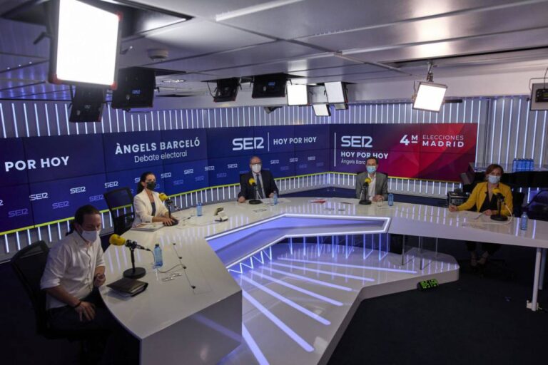 Tensión y abandonos en el segundo debate electoral al 4M