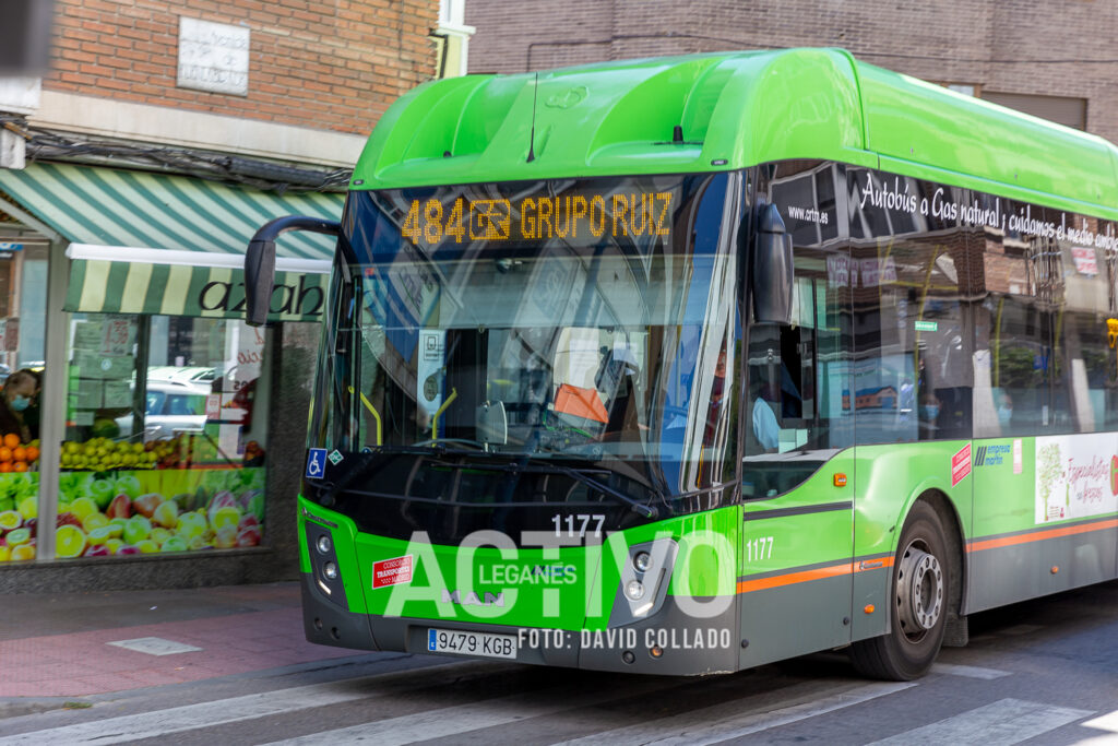 autobus interurbano en leganes