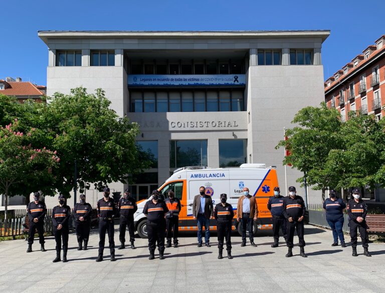 Leganés adquiere una nueva ambulancia para la Agrupación local de Protección Civil
