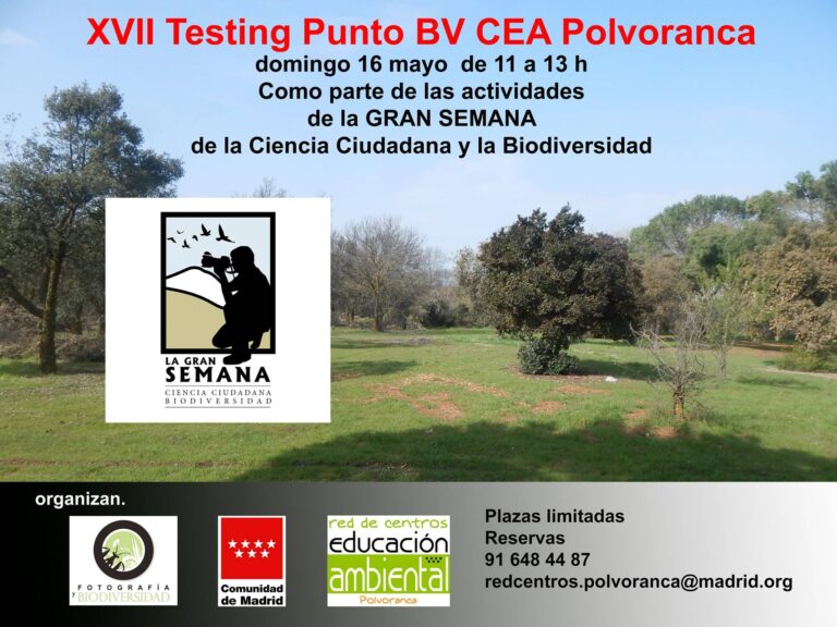 AGENDA | Vive Polvoranca con el CEA y la Asociación de Fotografía y Biodiversidad