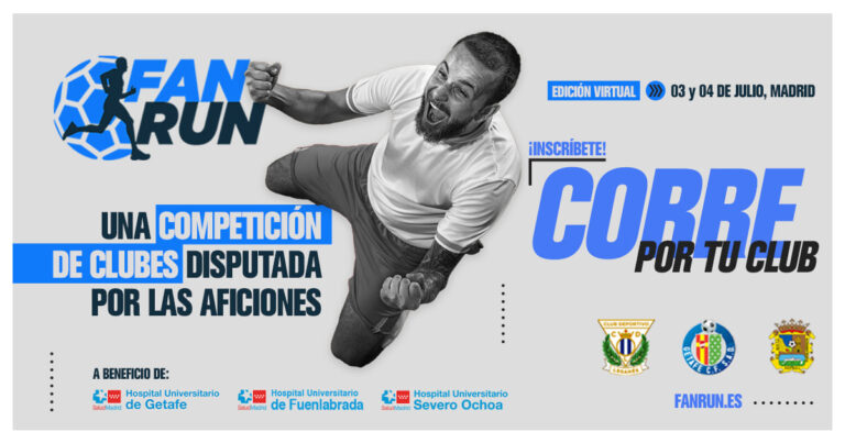El Hospital Severo Ochoa se suma a la #FanRunCarrera virtual
