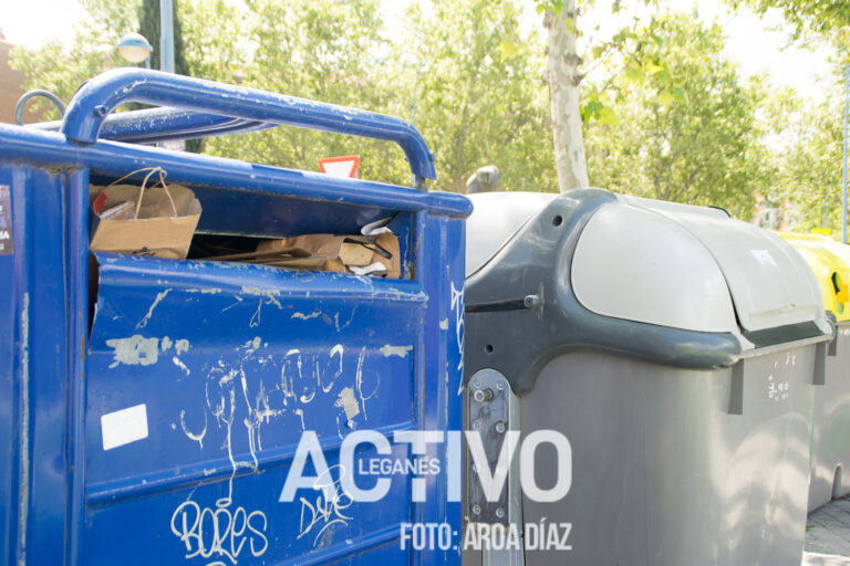 Leganés lleva un año sin contrato de reciclado de papel y cartón