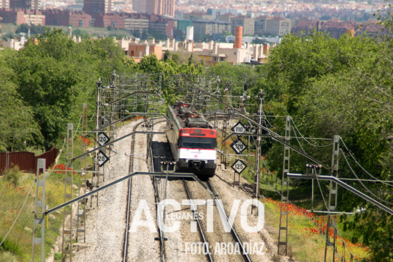 Fallece una mujer en las vías del tren en Leganés