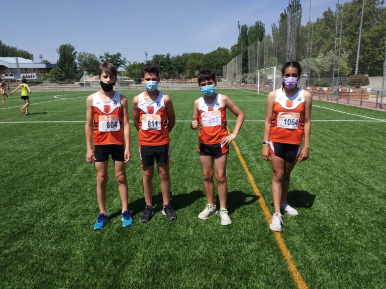 Atletismo | Dos oros, un bronce y una plata para Leganés en el Campeonato de Madrid sub14