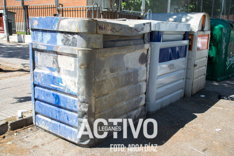 Leganés renueva los contenedores de recogida de cartón y papel