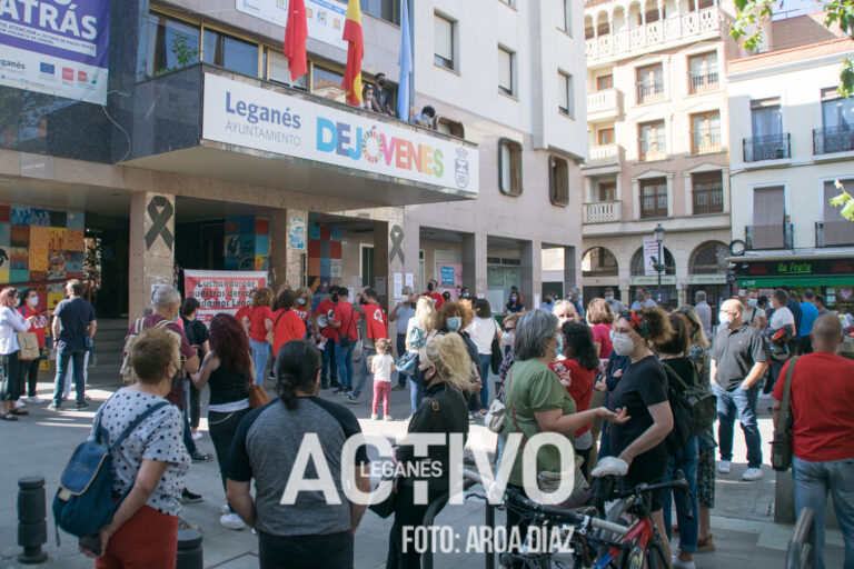 La plantilla del Ayuntamiento de Leganés contra la falta de personal