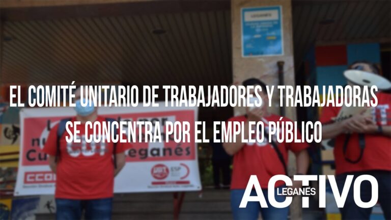 El Ayuntamiento de Leganés tiene un déficit de 400 trabajadores, según la CUT
