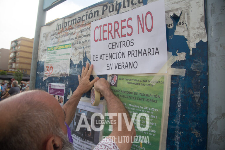 Sanidad pública en Leganés: el 55% de los centros de salud, afectados por falta de personal
