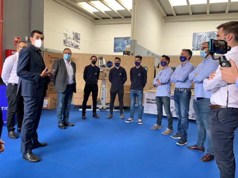 Una empresa de Leganés, puntera en la robótica colaborativa madrileña