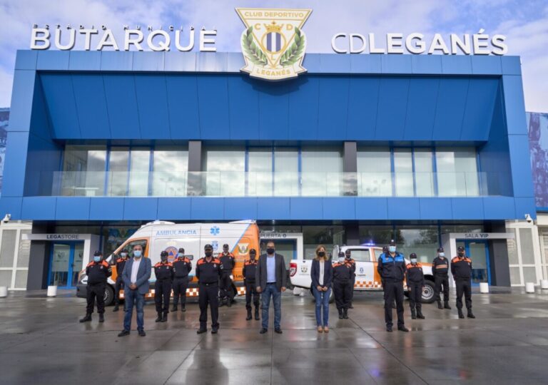 La Fundación del C.D. Leganés adquiere un nuevo vehículo para Protección Civil