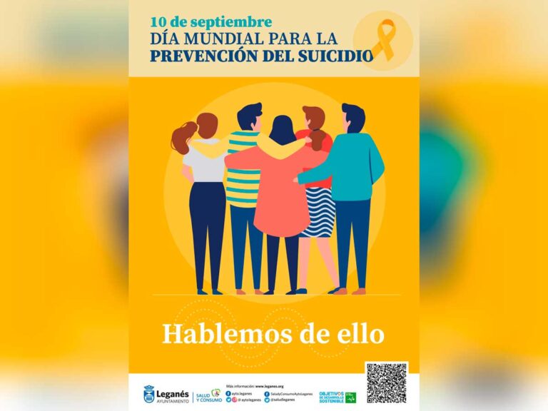 Leganés concienciará para la prevención del suicidio