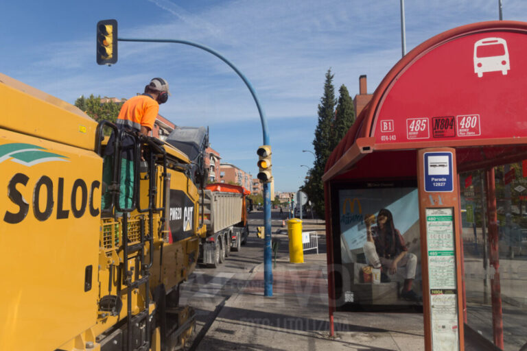 La operación asfalto de Leganés ya está en marcha
