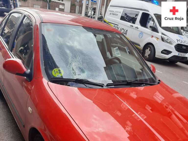 Atropellada una menor de 13 años mientras iba en patinete en Leganés