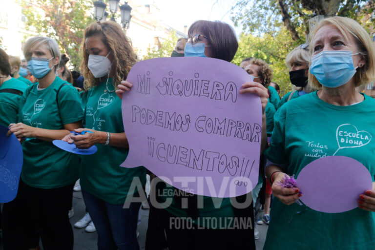 Las escuelas infantiles se manifiestan contra la falta de efectivos