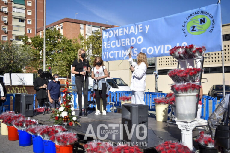 Galería | Zarzaquemada recuerda a las víctimas del COVID
