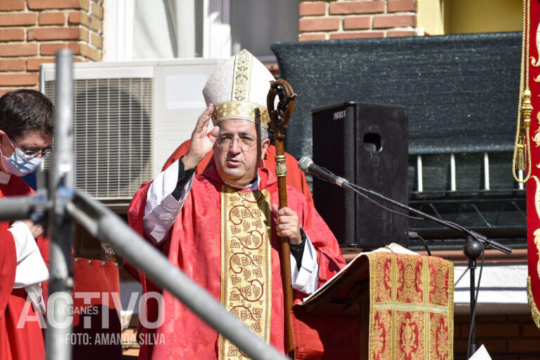 El obispo D. Ginés García Beltrán se reúne con autoridades de Leganés