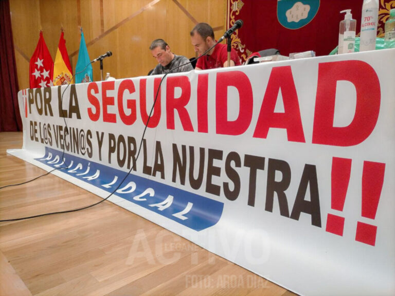 La Policía Local de Leganés, incomunicada durante 24 horas