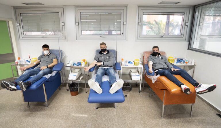 El CD Leganés fomenta el Maratón de donación de sangre del Hospital Severo Ochoa