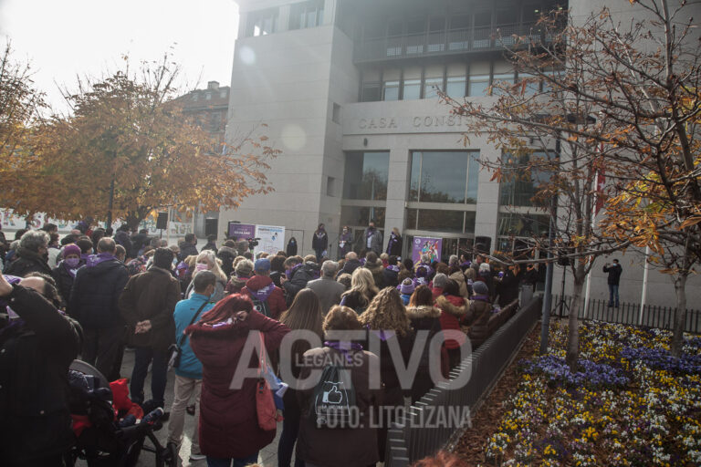 Leganés se adelanta al 25N con la lectura del manifiesto