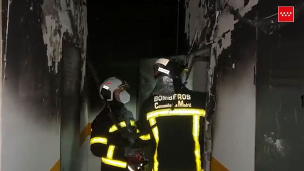 bomberos incendio trastero