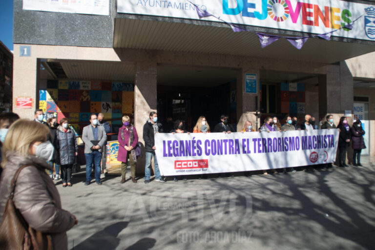 Minuto de silencio en Leganés en memoria de la menor asesinada en Jaén