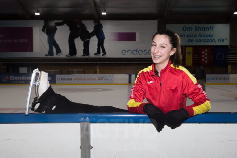 Nuria Rodríguez busca el oro en casa: la final del patinaje sobre hielo se celebra en Leganés