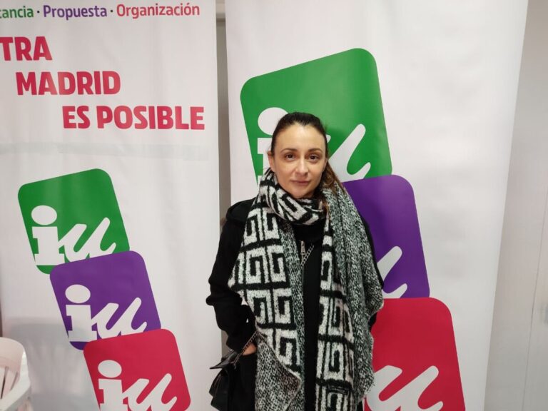 Verónica Antona (IU Leganés), coordinadora de la Asamblea Comarcal Sur