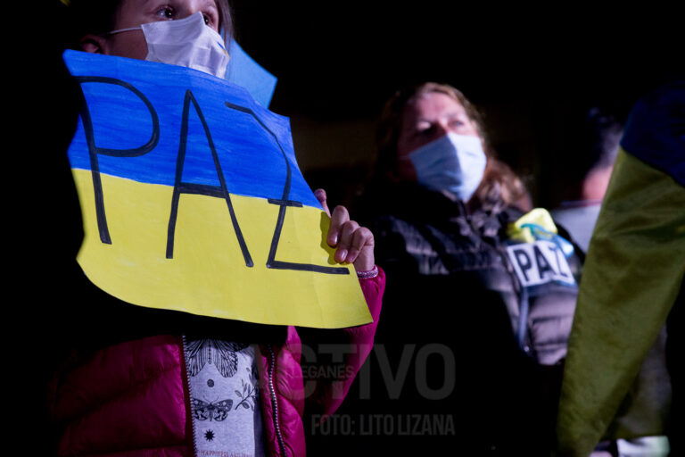 Leganés grita por la paz en Ucrania