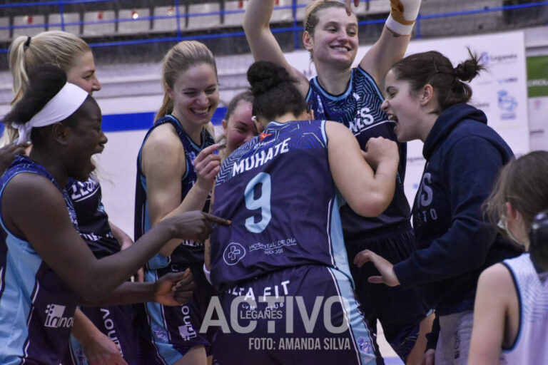 El Pabellón Europa estalla de alegría con la victoria in extremis del Innova tsn Leganés