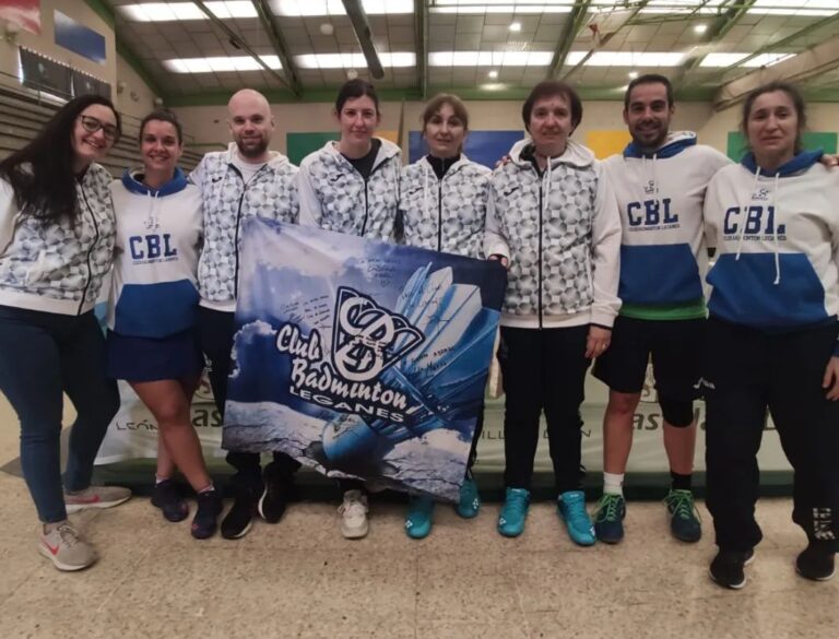 Lluvia de medallas para los senior del Bádminton Leganés