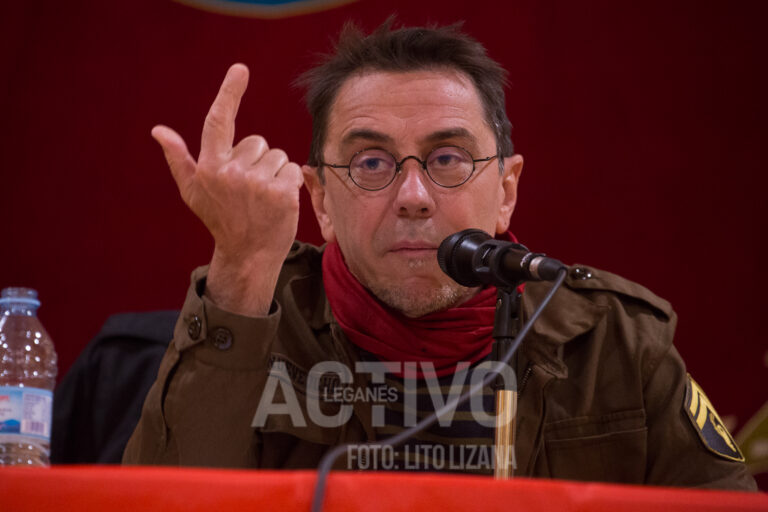 Monedero saca pecho por la República en Leganés: «Es algo más que la Jefatura de Estado»