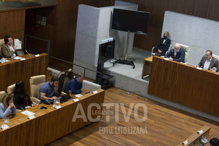 Tenso debate sobre las alegaciones de la FLAV en el Pleno de Leganés