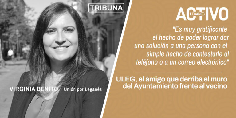ULEG, el amigo que derriba el muro del Ayuntamiento frente al vecino
