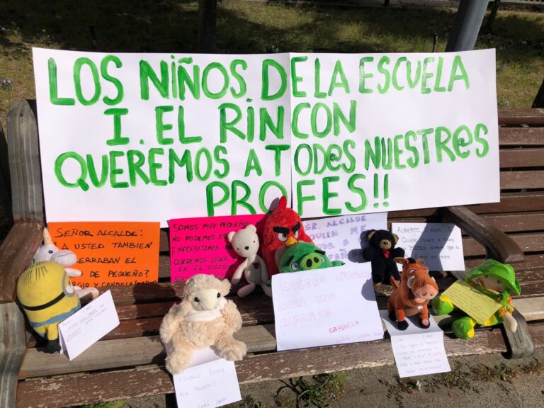 «Queremos nuestros profes», la EI El Rincón reclama contrataciones