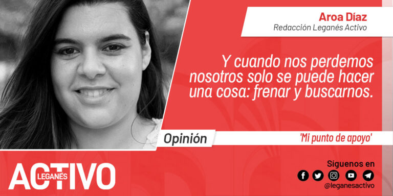 ‘Un punto de apoyo’; Aroa Díaz