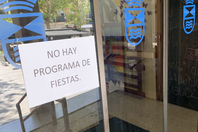 no hay programa de fiestas