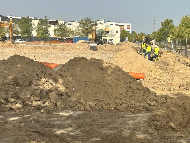 Arranca la creación de las áreas infantiles de Poza del Agua en Leganés