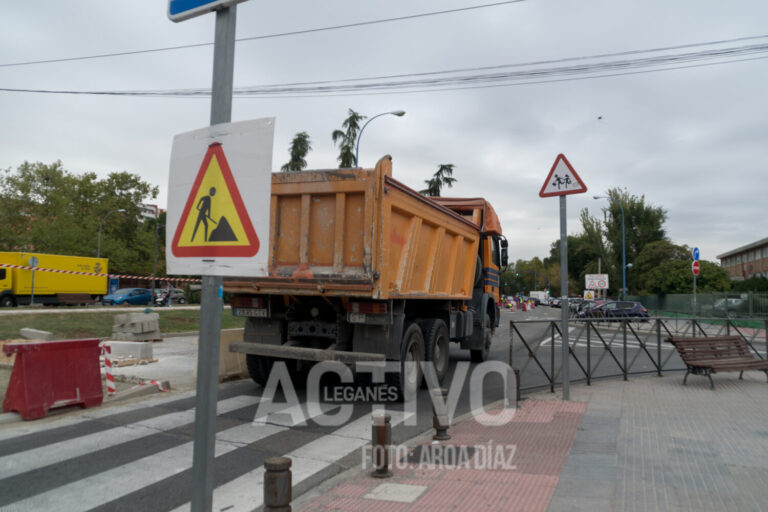 La calle Pizarro de Leganés, cortada toda la semana por obras: estas son las calles y autobuses afectados