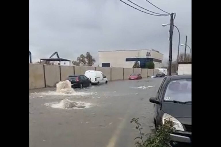 La borrasca Efraín inunda Leganés por segundo día