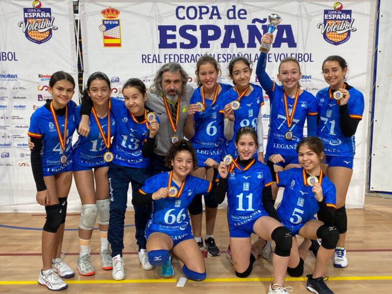 El Voleibol Leganés se corona en la Copa de España
