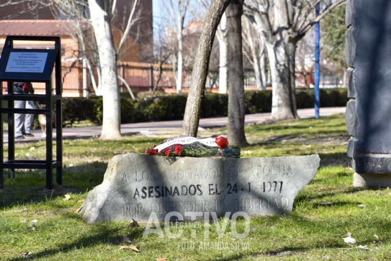 IU y PCE recuerdan a los Abogados de Atocha en Leganés