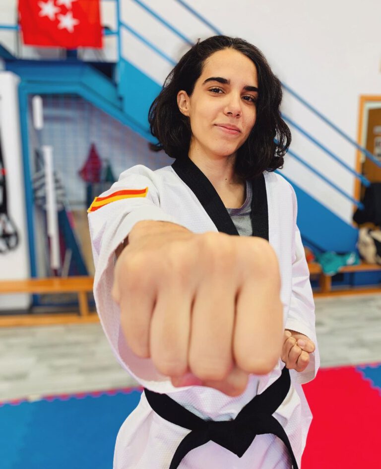 Marta Calvo, taekwondista de Leganés, afectada por el terremoto de Turquía