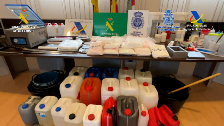 Desmantelado en Leganés un laboratorio de drogas de extrema pureza
