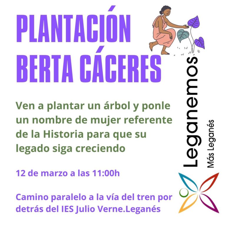 Leganemos organiza una plantación en honor a mujeres históricas
